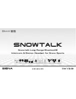 Preview for 1 page of Sena SNOWTALK User Manual