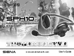 Sena SPH10 User Manual preview