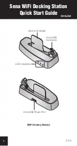 Sena WiFi Docking Station Quick Start Manual preview