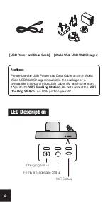 Предварительный просмотр 2 страницы Sena WiFi Docking Station Quick Start Manual