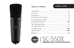 Preview for 1 page of Senal SC-550X User Manual