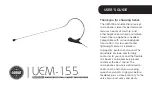 Предварительный просмотр 1 страницы Senal UEM-155 User Manual