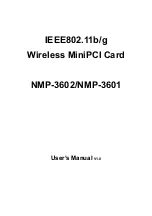 Preview for 1 page of SENAO NMP-3601 User Manual