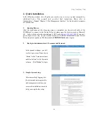 Preview for 6 page of SENAO WSR-3800 Quick Installation Manual