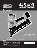 Senco 41 Operating Instructions Manual preview