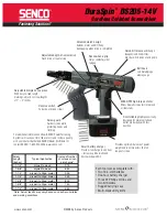 Preview for 2 page of Senco DuraSpin DS205-14V Specification Sheet