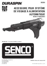 Preview for 31 page of Senco Duraspin DS230 Operating Instructions Manual