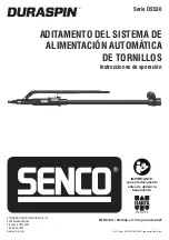 Preview for 17 page of Senco DURASPIN DS530 Series Operating Instruction