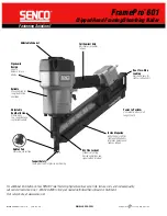 Предварительный просмотр 2 страницы Senco FramePro 601 Specifications