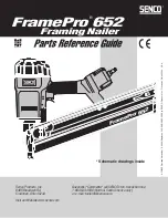 Senco FramePro 652 Parts Reference Manual preview