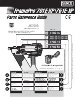 Senco FramePro 701E-XP / Parts Reference Manual preview