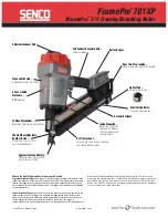 Предварительный просмотр 2 страницы Senco FramePro 701XP Specification Sheet