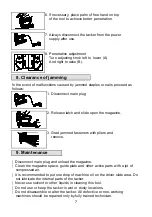 Предварительный просмотр 8 страницы Senco LNS 3215 E Operating Instructions Manual