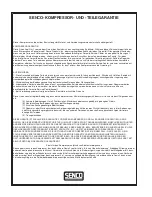 Preview for 32 page of Senco PC1250 Operating Instructions Manual