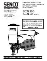 Senco SCN200 Operating Instructions Manual preview