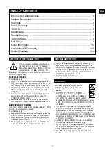 Preview for 3 page of Senco SCN49XP Operating Instructions Manual