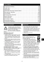 Preview for 93 page of Senco SCN49XP Operating Instructions Manual