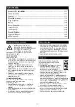 Preview for 111 page of Senco SCN49XP Operating Instructions Manual