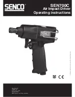 Senco SEN700C Operating Instructions Manual preview