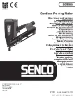 Senco SGT90i Operating Instructions Manual preview