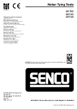 Senco SRT25 Operating Instructions Manual предпросмотр