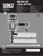 Senco WC330-SP Operating Instructions Manual preview