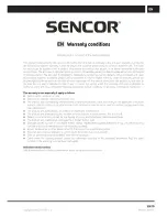 Preview for 21 page of Sencor Element 7D003 User Manual