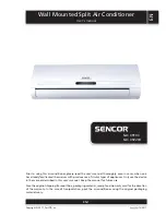 Preview for 1 page of Sencor SAC 0910C User Manual