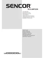 Sencor SCA AMP2250 User Manual preview