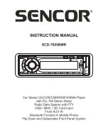 Предварительный просмотр 1 страницы Sencor SCD-7605BMR Instruction Manual