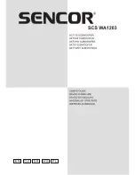 Sencor SCS WA1203 User Manual предпросмотр