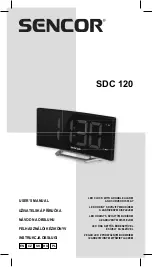 Sencor SDC 120 User Manual предпросмотр