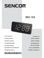 Sencor SDC 130 User Manual preview