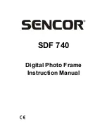 Sencor SDF 740 Instruction Manual предпросмотр