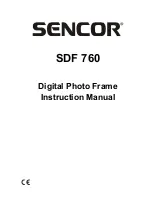 Предварительный просмотр 1 страницы Sencor SDF 760 Instruction Manual