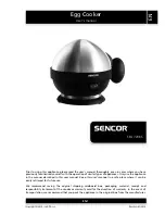 Предварительный просмотр 1 страницы Sencor SEG 720BS User Manual