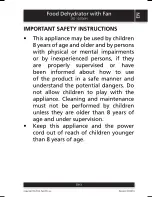 Preview for 3 page of Sencor SFD 1205WH User Manual