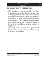 Предварительный просмотр 3 страницы Sencor SFG 4055WH User Manual