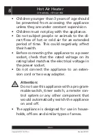 Предварительный просмотр 4 страницы Sencor SFH 6010BL User Manual