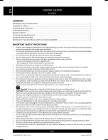 Preview for 2 page of Sencor SFH 9013 User Manual