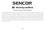 Preview for 12 page of Sencor SFP 1460 User Manual