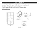 Предварительный просмотр 3 страницы Sencor SFP 2608 User Manual