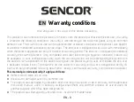 Preview for 8 page of Sencor SFP 2608 User Manual