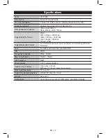 Предварительный просмотр 11 страницы Sencor SFP 5960 User Manual