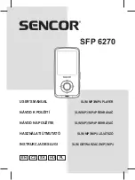 Sencor SFP 6270 User Manual preview