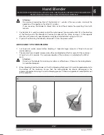 Preview for 7 page of Sencor SHB 332-NAA1 User Manual