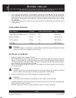 Preview for 18 page of Sencor SHB 332-NAA1 User Manual