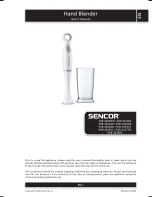 Preview for 1 page of Sencor SHB 3320 WH User Manual