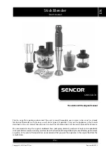 Sencor SHB 5501CH User Manual preview