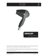 Preview for 1 page of Sencor SHD 6503B User Manual